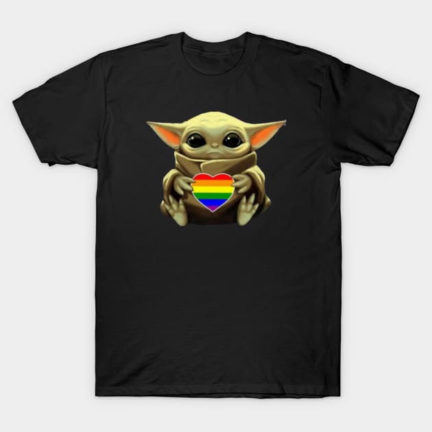 Baby Y Pride Love T-Shirt by Ally Geeks